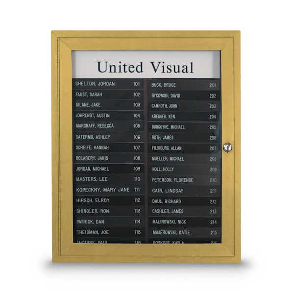 Outdoor Enclosed Combo Board, 72"x36", Satin Frame/Black Porc & Cloud